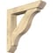 Ekena Millwork Funston Slat Rough Sawn Bracket w/ Offset Brace, Douglas Fir, 6"W x 30"D x 30"H BKT0604X30X30FST06RDF - alternate 1